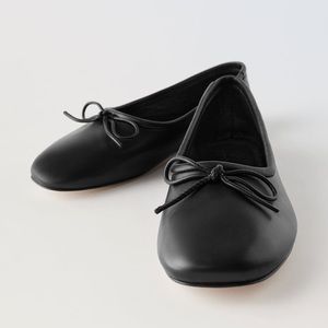 Zara girls ballerina shoes